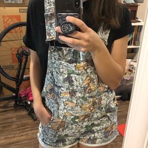 Marvel Avengers Comic Overall Shorts